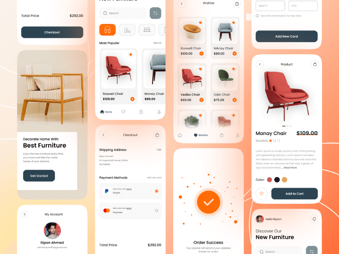 Furniture ios app kit development