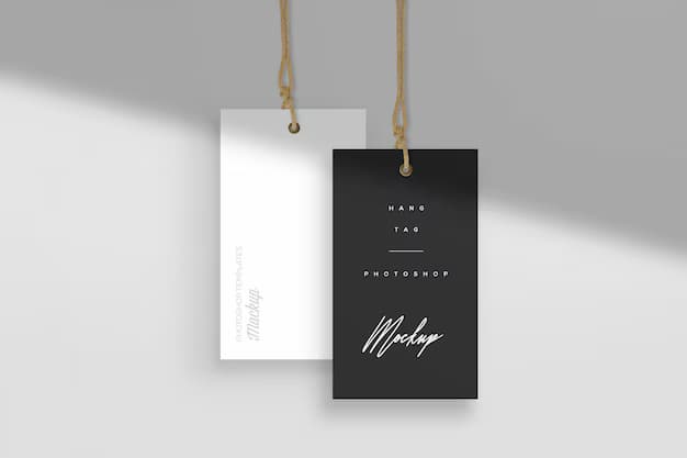 Creative and minimal clothing label design